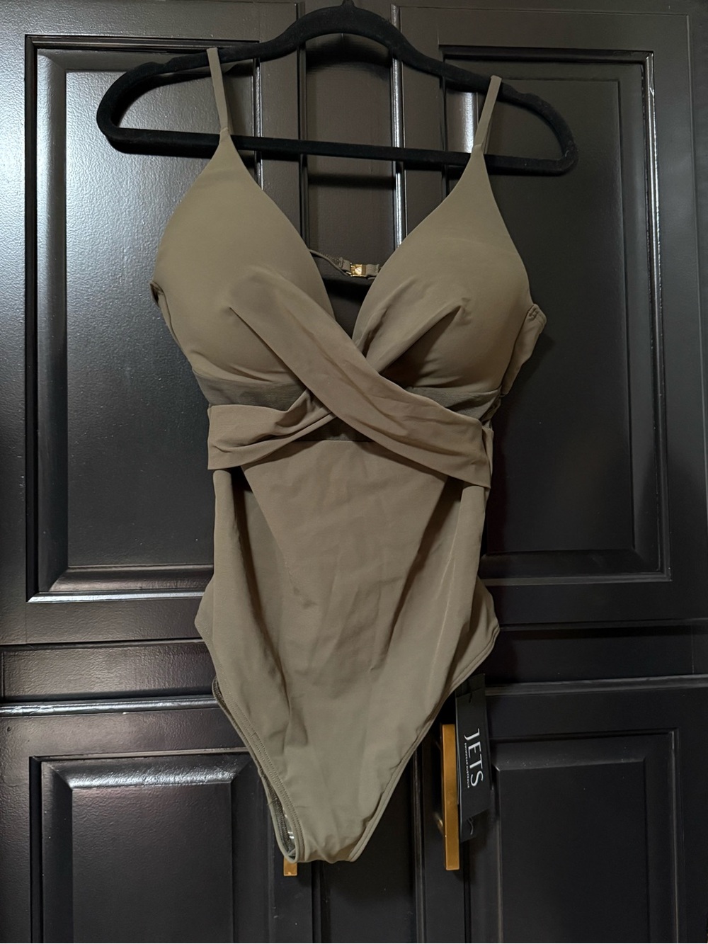 Jets One-Piece Swimsuit in Olive